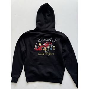 Exclusive 2025 Formula 1 Rare PEANUTS X F1 Collaboration Black Hoodie XS Snoopy